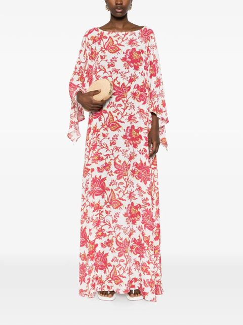 ETRO floral-print maxi dress - Pink - zdjęcie produktu nr 2