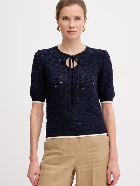 Twinset sweter damski z bawełną - zdjęcie produktu nr 1