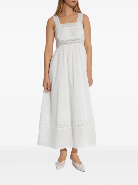 Posse lace-insert midi dress - White - zdjęcie produktu nr 2