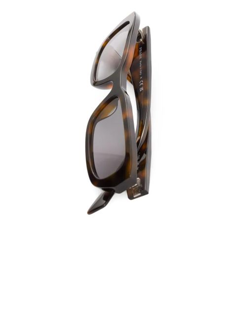 Prada Eyewear rectangle sunglasses - Brown