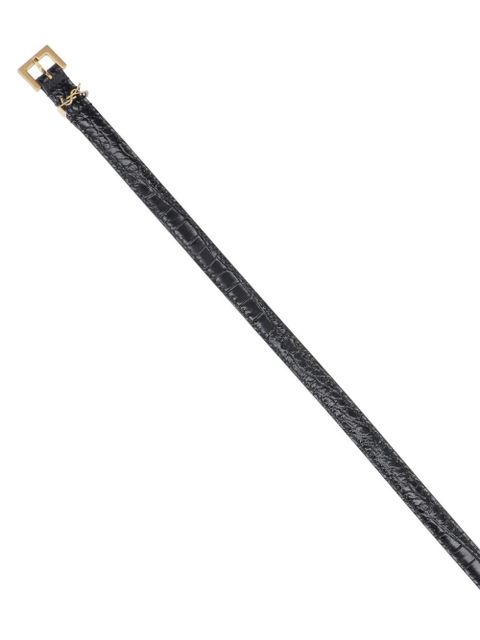 Saint Laurent Cassandre belt - Black
