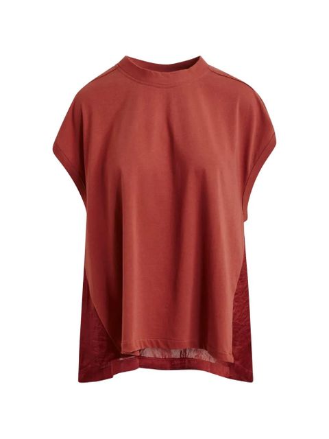 Essentiel Antwerp cap-sleeve T-shirt - Red - zdjęcie produktu nr 1
