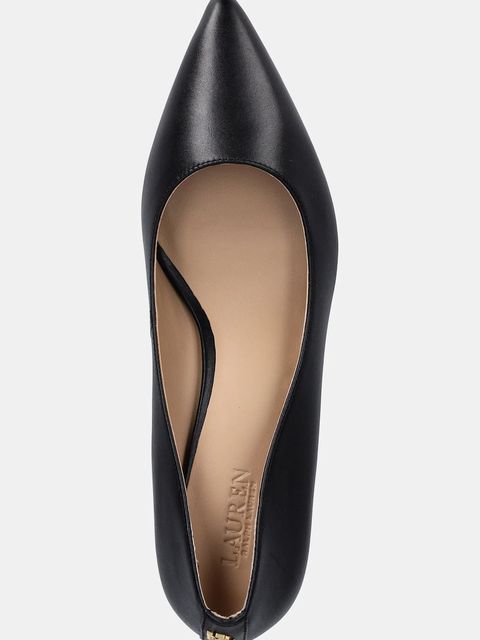 Lauren Ralph Lauren szpilki skórzane Adrienne kolor czarny 802P09030001