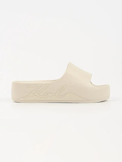 Karl Lagerfeld klapki na platformie damskie Kobo Ii - zdjęcie produktu nr 2