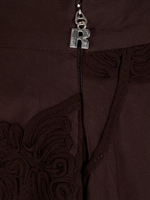 ROTATE BIRGER CHRISTENSEN floral-pattern skirt - Brown