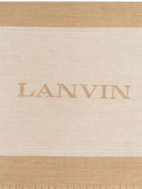 Lanvin fringed scarf - Neutrals