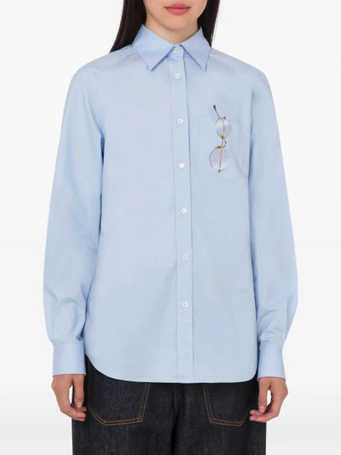 Moschino long-sleeves shirt - Blue