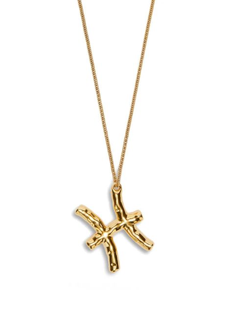 Jil Sander zodiac-sign pendant necklace - Gold - zdjęcie produktu nr 1