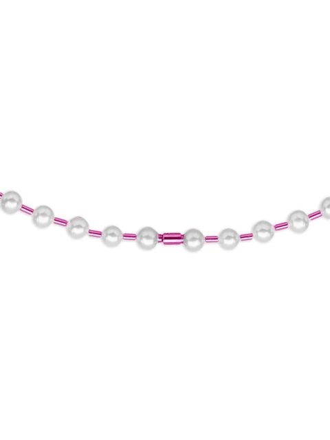 EÉRA 18K white gold Vita pearl necklace - Pink - zdjęcie produktu nr 2