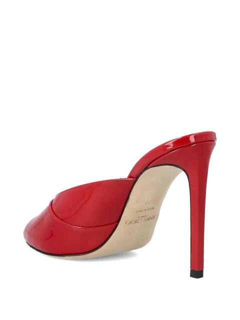 Jimmy Choo Brigitte leather sandals - Red