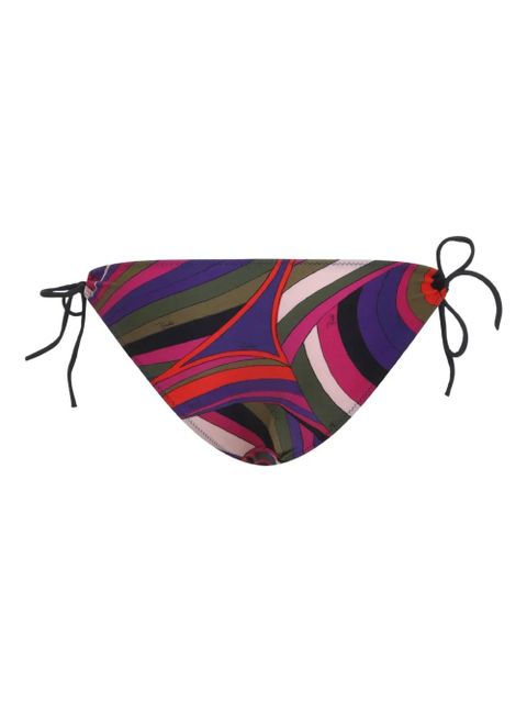 PUCCI abstract-print tie-side bikini bottoms - Red - zdjęcie produktu nr 2