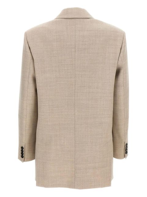 Max Mara Rosi single-breasted flap-pocket blazer - Neutrals