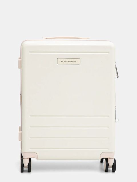 Tommy Hilfiger walizka kolor beżowy AW0AW17829 - zdjęcie produktu nr 1