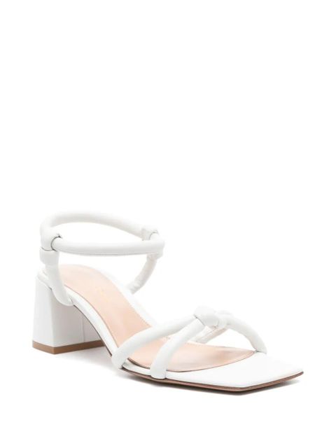 Gianvito Rossi 60mm leather sandals - White - zdjęcie produktu nr 2
