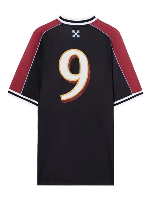 Off-White v-neck soccer mini dress - Black - zdjęcie produktu nr 2