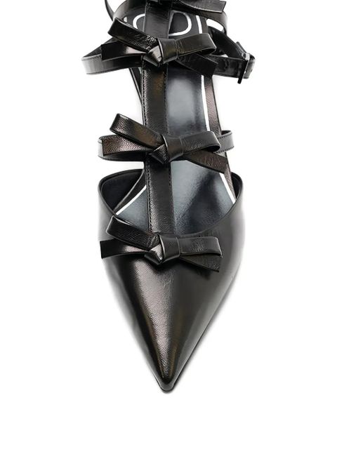 Valentino Garavani bow-strap pumps - Black