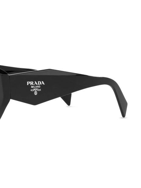 Prada Eyewear PR 07YS oversize-frame sunglasses - Black