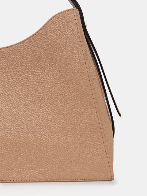 Furla torebka skórzana kolor beżowy WB01246.HSF000.YU500 - zdjęcie produktu nr 2