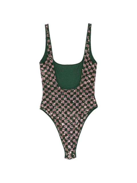 Oséree sequined swimsuit - Green - zdjęcie produktu nr 2