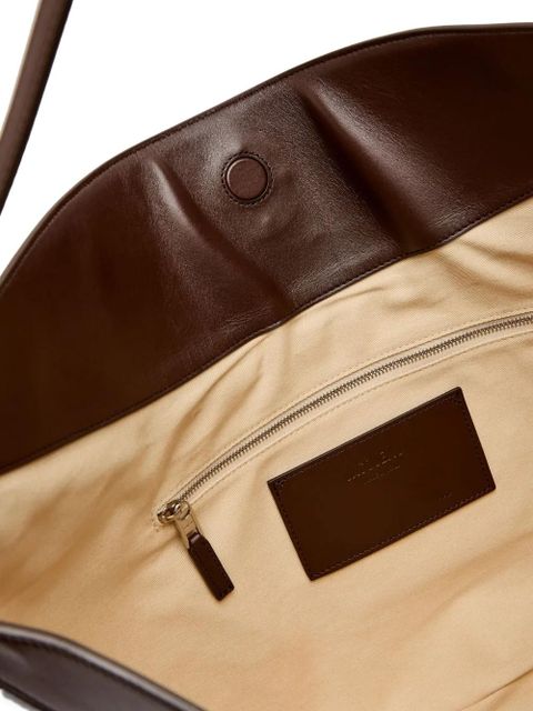 Jacquemus The Ovalo leather large shoulder bag - Brown - zdjęcie produktu nr 2