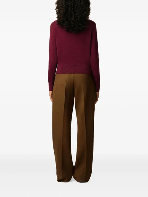 AMI Paris Ami De Coeur wool crew-neck sweater - Red