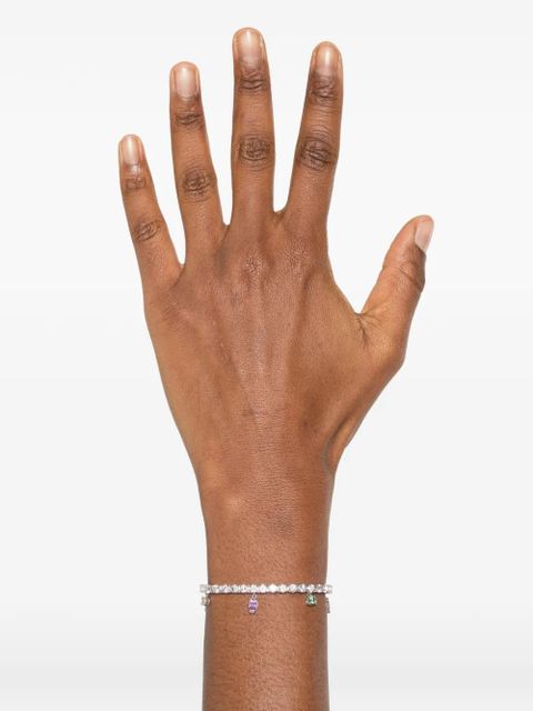 Swarovski Tennis adjustable-chain bracelet - Silver - zdjęcie produktu nr 2