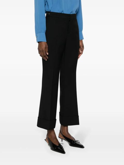 Gucci mid-rise tailored wool trousers - Black