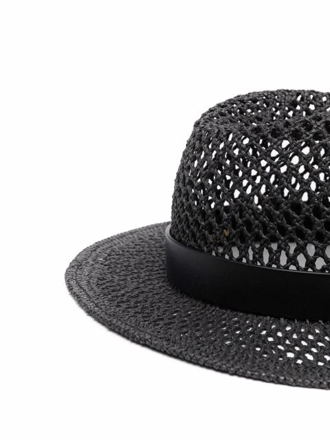 Valentino Garavani VLogo Signature woven hat - Black