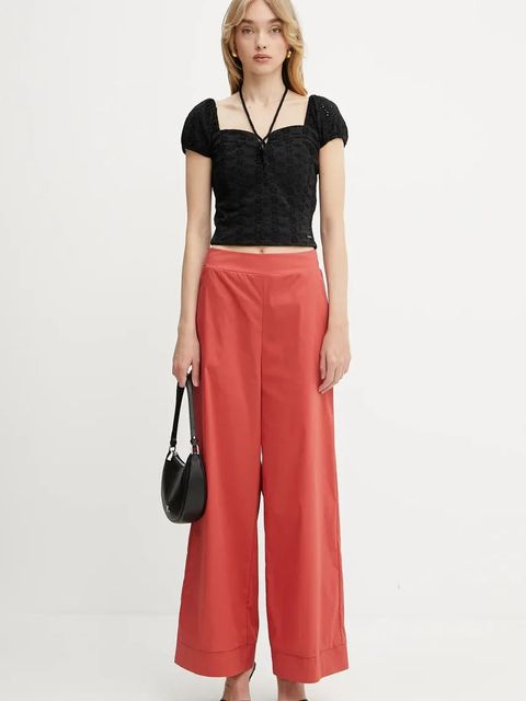 Guess bluzka ELIANE damska kolor czarny gładka W5GP13 KCVA1