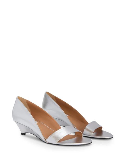 Jil Sander laminated sandals - Silver - zdjęcie produktu nr 2
