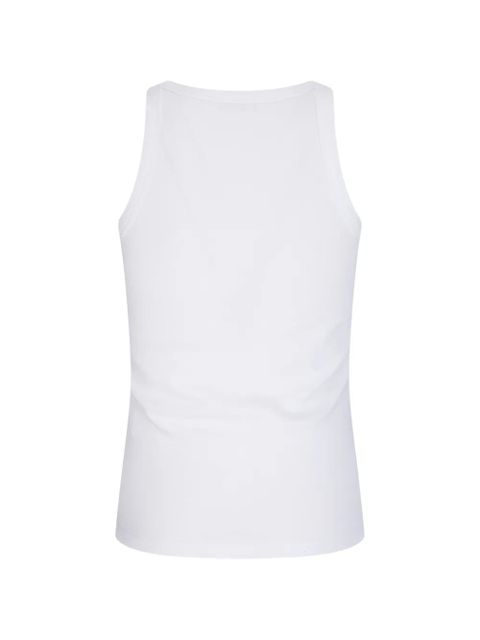 Róhe ribbed scoop-neck top - White - zdjęcie produktu nr 2