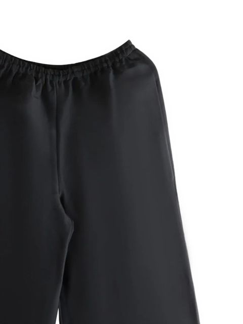 The Row elastic-waist silk trousers - Black - zdjęcie produktu nr 2