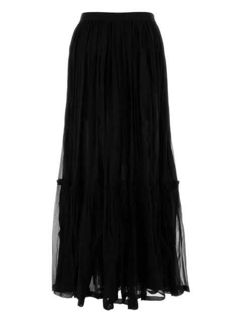 Saint Laurent silk skirt - Black - zdjęcie produktu nr 2
