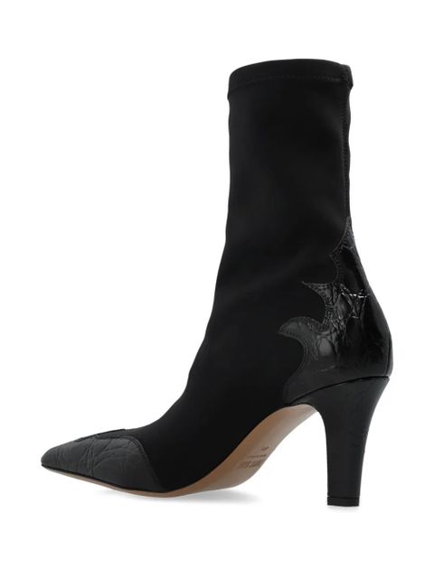 Paris Texas 75mm Belle Western ankle boots - Black