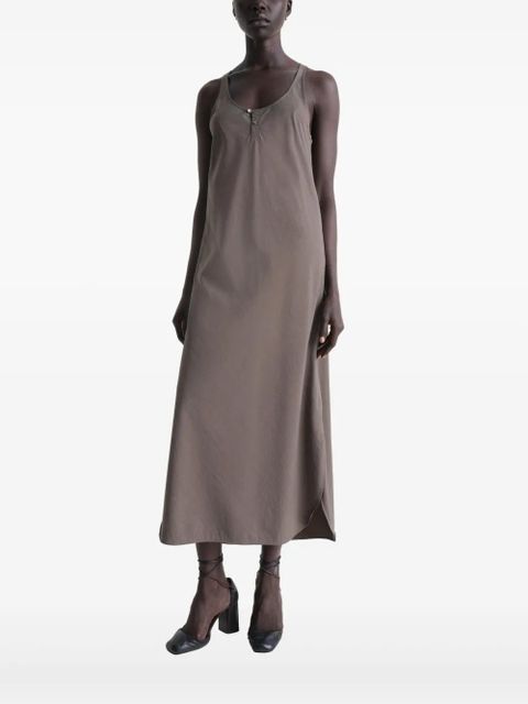 LEMAIRE bias-cut maxi dress - Brown