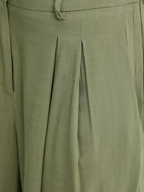 Answear.LAB komplet damski kolor zielony