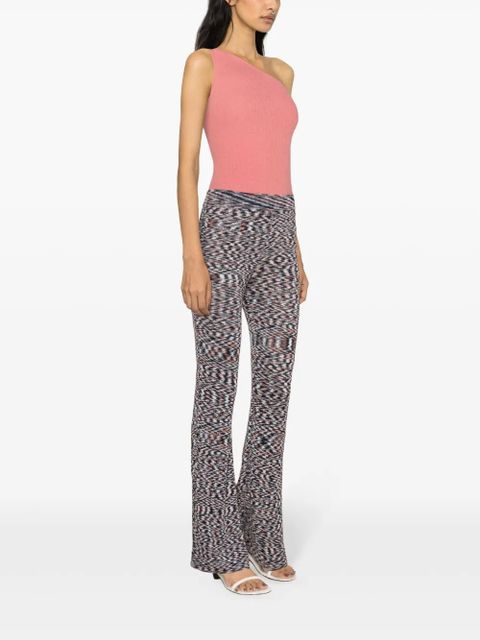 Missoni high-waist flared trousers - Blue
