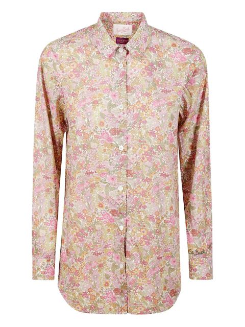 MC2 Saint Barth Brigitte floral French-collar shirt - Neutrals - zdjęcie produktu nr 1