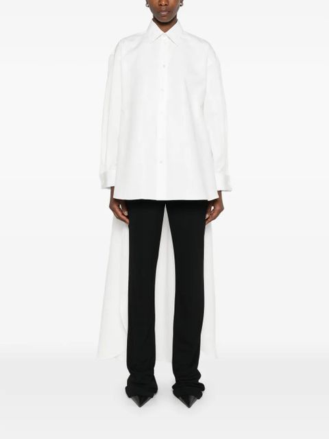 Balenciaga cape-detail shirt - White
