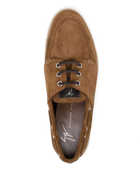 Giuseppe Zanotti suede loafers - Brown