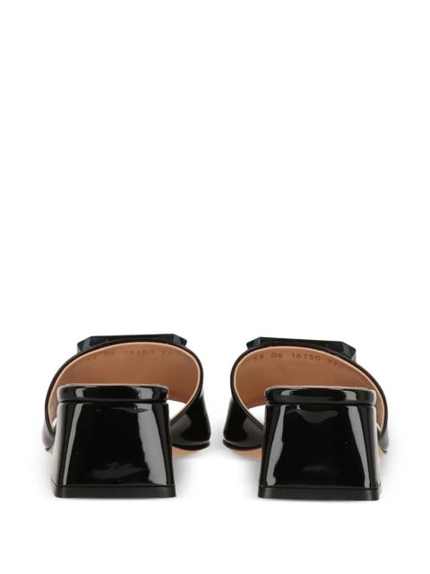 Gianvito Rossi stone-embellishment sandals - Black