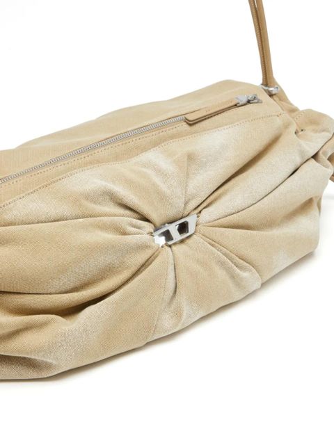 Diesel large Scrunch-D cross body bag - Neutrals
