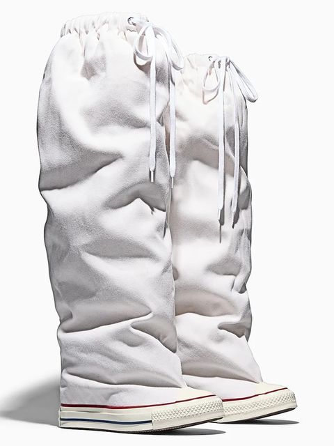 Converse trampki Converse x Vaquera Chuck Taylor All Star Wedge XX-HI kolor biały A17690C