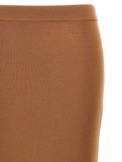 Saint Laurent Mila pencil midi skirt - Brown