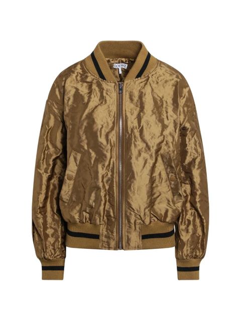 LOEWE front pockets bomber jacket - Brown - zdjęcie produktu nr 1