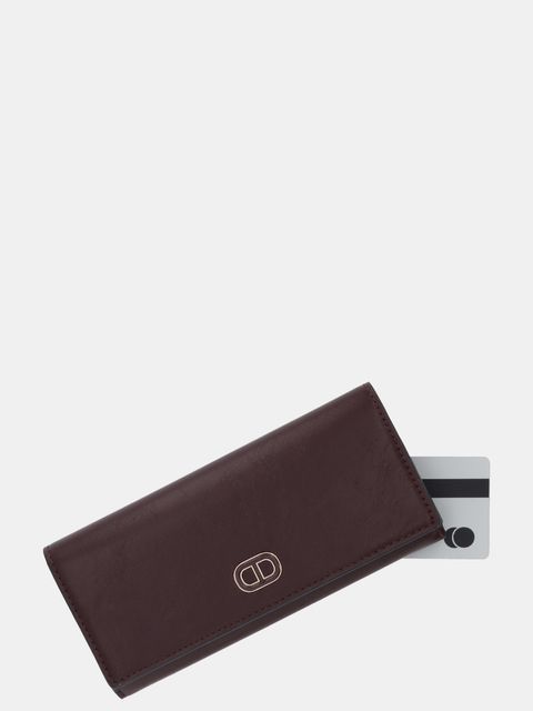 Twinset portfel damski kolor bordowy 252TD8053