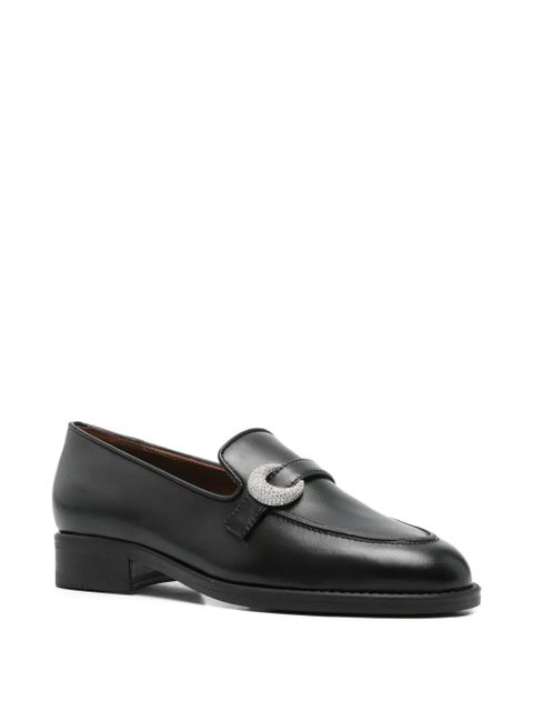 Giuseppe Zanotti leather loafers - Black - zdjęcie produktu nr 2