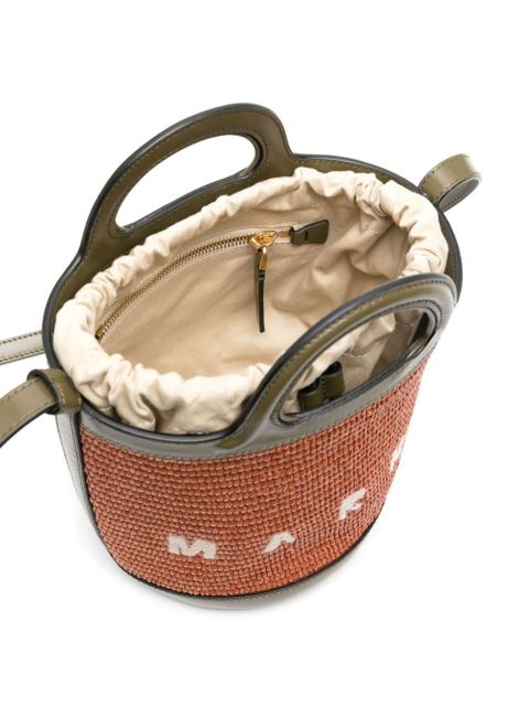 Marni small Tropicalia bucket bag - Orange