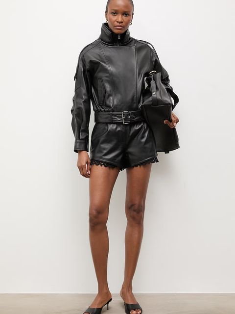 Answear.LAB szorty damskie skórzane EIRA - zdjęcie produktu nr 2