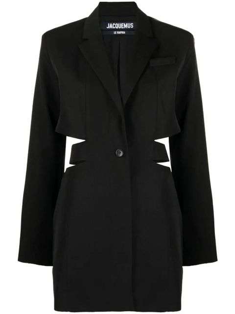 Jacquemus The horizontal rope mini blazer dress - Black - zdjęcie produktu nr 1